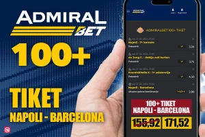 AdmiralBet 100+ tiket - Kvaradona, golovi i žuti De Jong za kvotu 171,52
